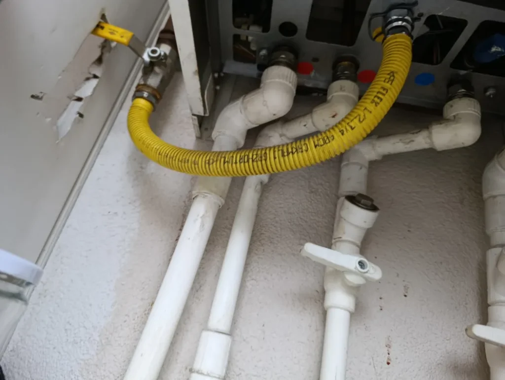 Kış ayı bakım onarım sıcak ve soğuk su